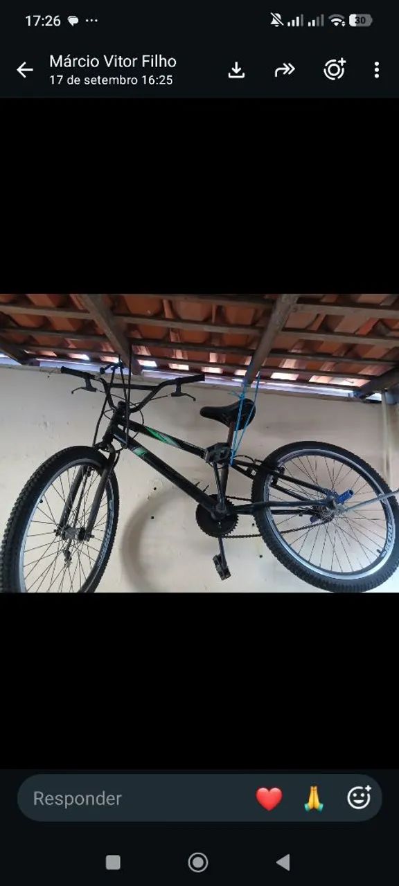 Bicicleta pouco usada