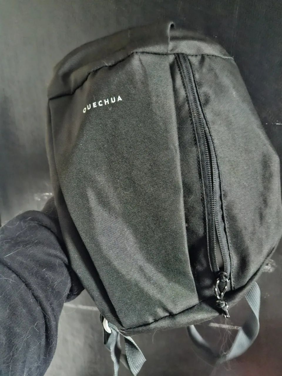 Mochila Quechua Decathlon Preta Pequena - Foto 4