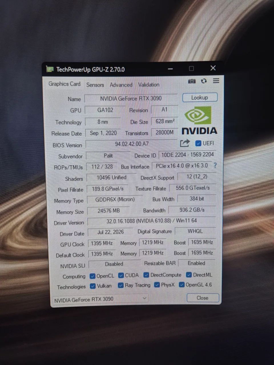Palit GeForce RTX 3090 GamingPro 24GB Pouco Uso - Foto 2