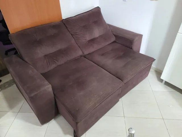 Sofá retrátil seminovo - Foto 2