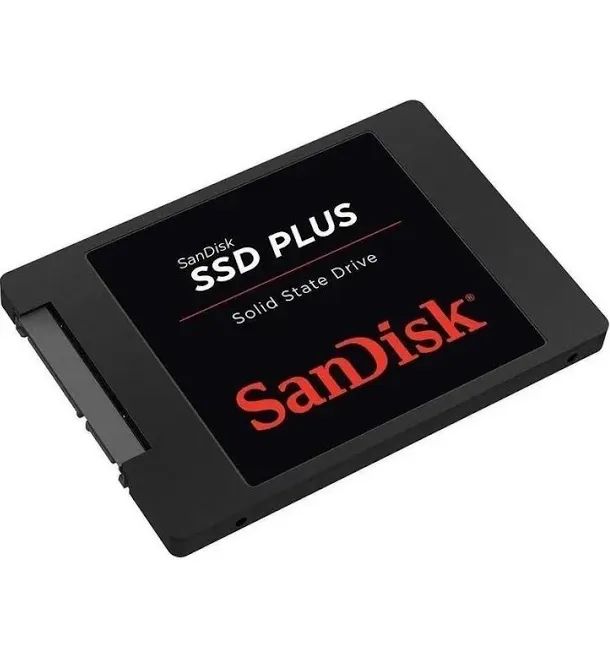 SSD Plus SanDisk  240GB preto - Foto 2