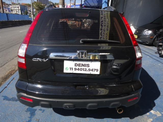 Honda Cr-v Exl 2008 preta c/ teto estudo troca e financio - Foto 5