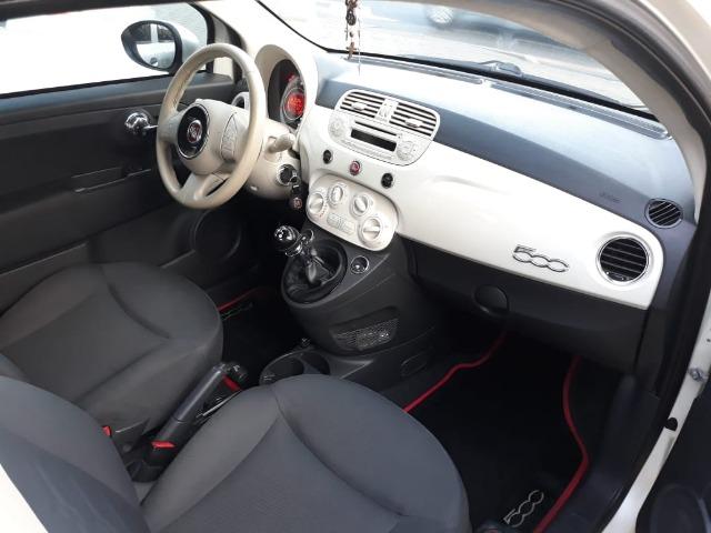 Fiat 500 Perola!! Financio Sem Ent. nao ka c3 onix 208 kwid up hb20 cooper mobi uno gol - Foto 10