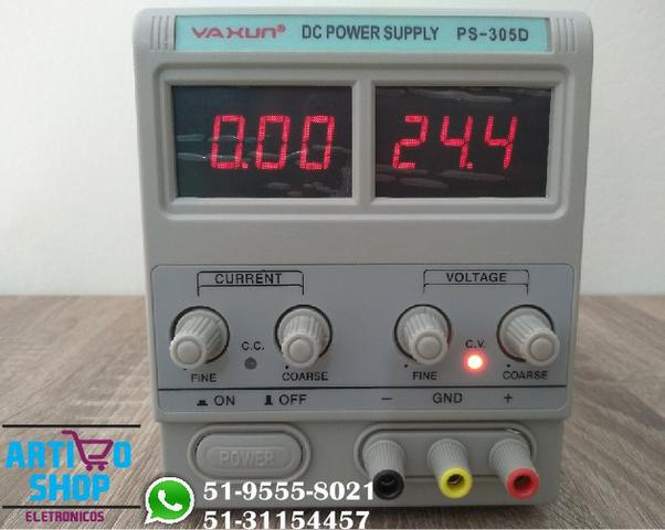 Fonte Alimentação Variável Yaxun Ps-305d Bivolt 30v 5a