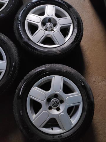 Jogo de rodas R15 5x100 parcelo em até 12x no cartão sem juros ou troco em som automotivo - Foto 5