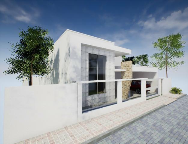 Casa nova 3suítes churrasqueira ofurô rua 10 Vicente Pires condomínio fechado - Foto 4