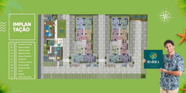 Barra Prime - 1, 2 e 3 Quartos - na Barra dos Coqueiros - Itbi e Cartório Grátis! - Foto 11
