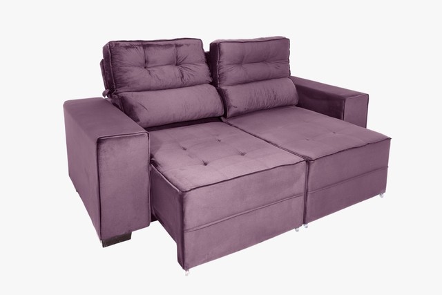 Sofa Retratil Reclinável Premium 2,00 mts - Foto 4