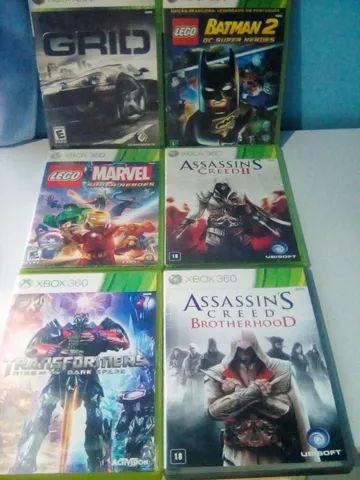 Pacote com 6 Jogos Xbox 360