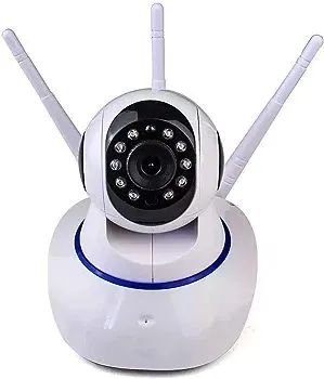 Câmera de segurança Monitoramento com 3 Antenas IP Wifi e visão noturna 360° - Foto 4