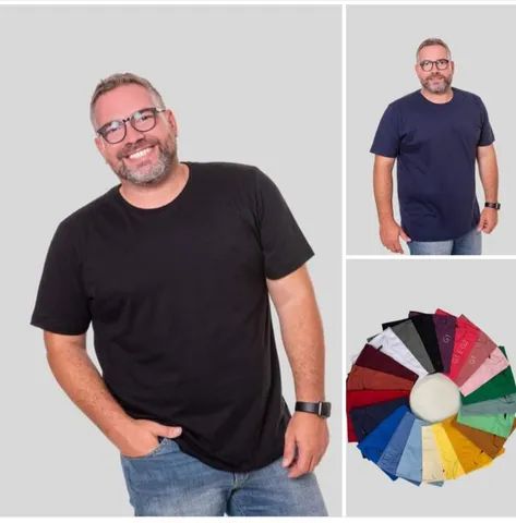 Camisa Básica Plus Size 