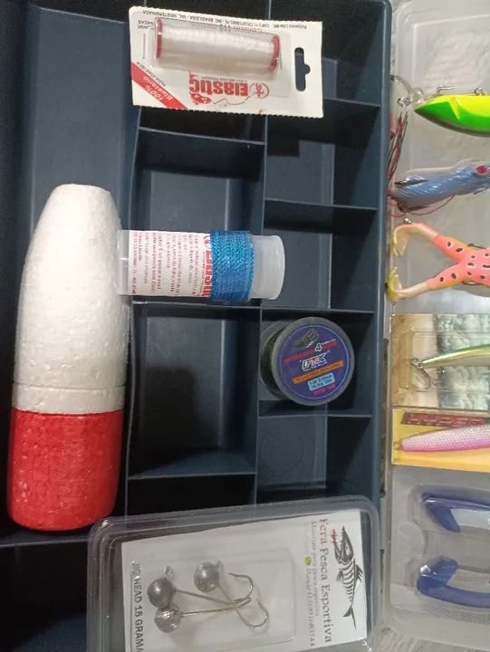 Itens de pesca novos - Foto 4