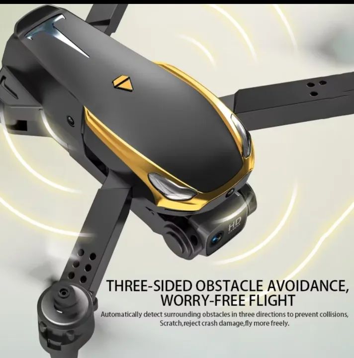 Drone M8 RC, câmera dupla HD de 8k, drone aéreo quadcopter fpv - Foto 6