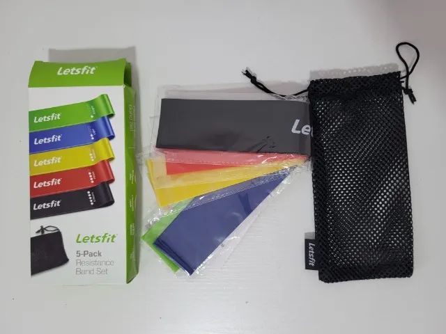 Conjunto de Bandas de Resistência LetsFit JSD01-Tamanho 60cm x 5cm (comprimento x largura) - Foto 5