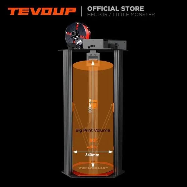 Little Monster 3D Printer (340*500mm) impressora 3D - Foto 3