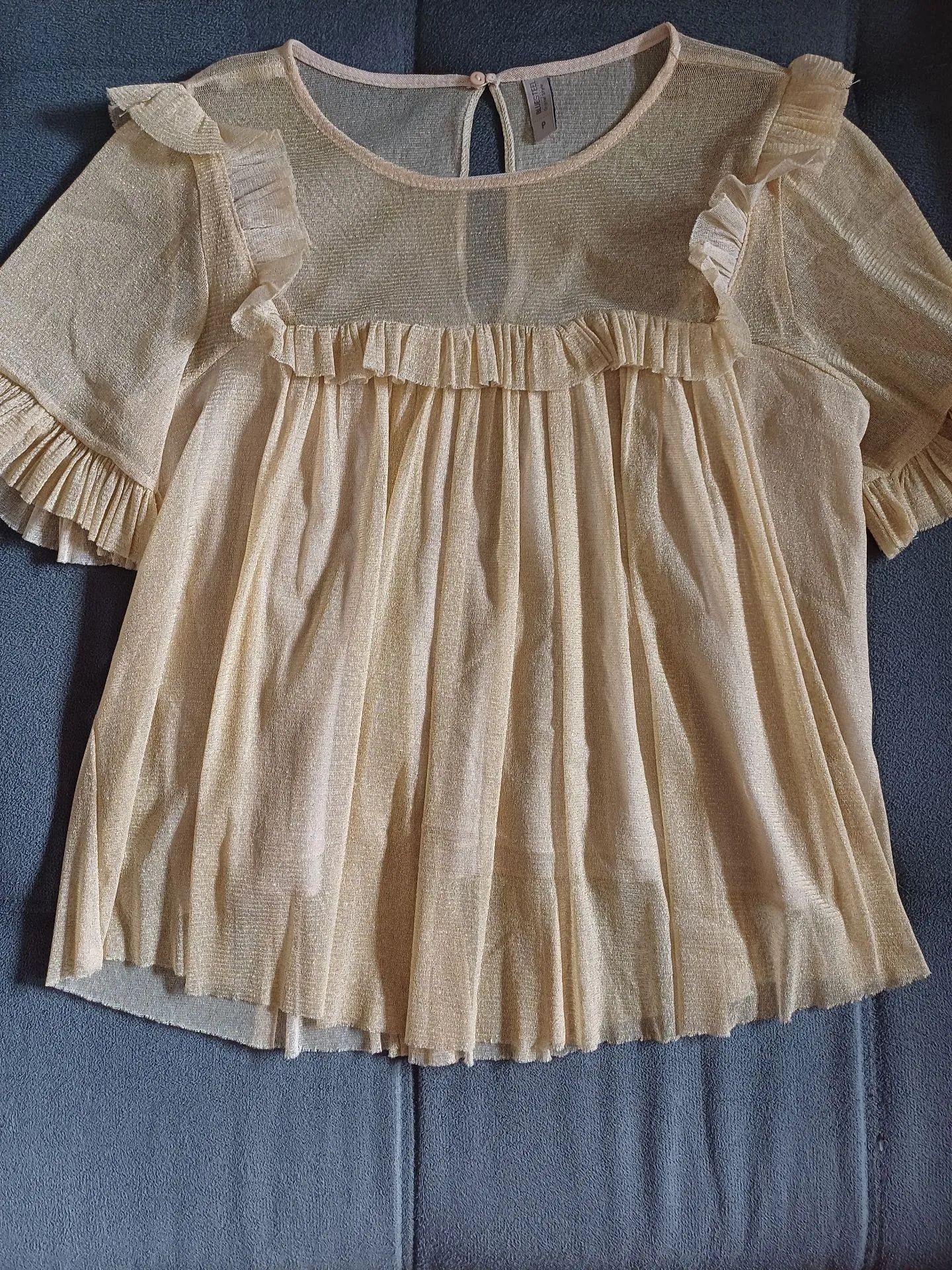 Batinha lurex dourado Tamanho P - Foto 2