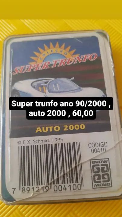 4 jogos super trunfo antigos - Foto 3
