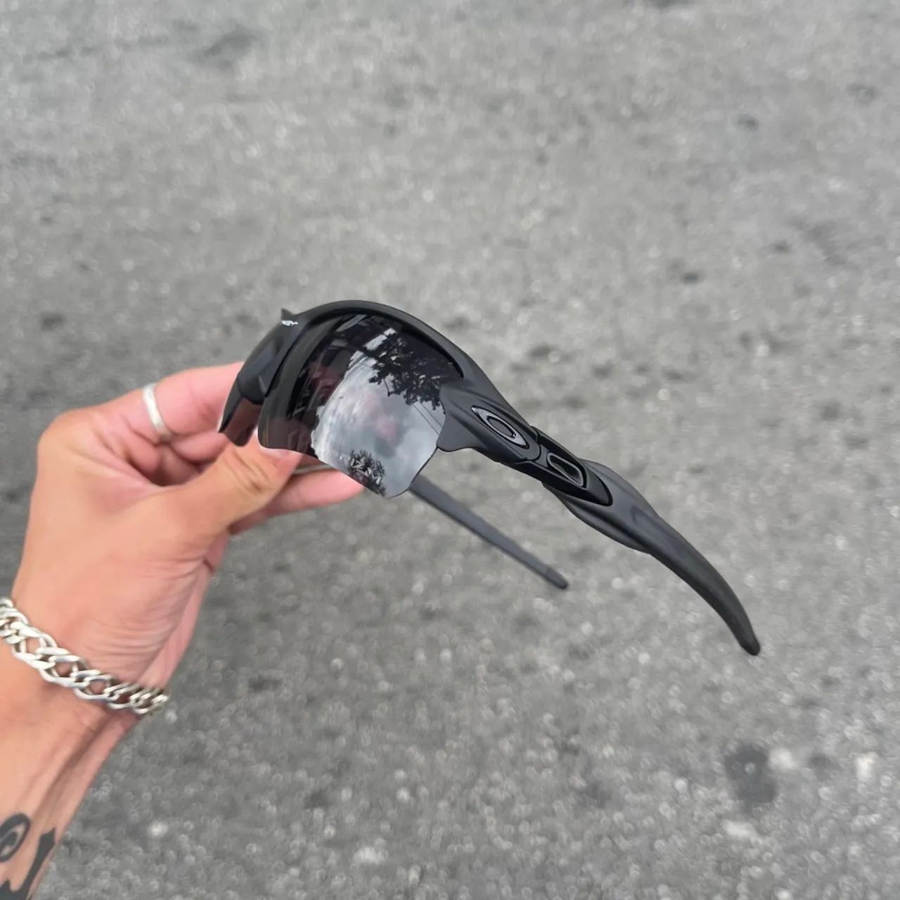 Óculos Flak 2.0 - Oakley Preto - Foto 4