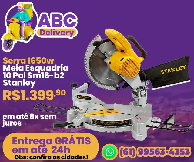 Serra Meia Esquadria 1650w 10 Pol Sm16-b2 Stanley