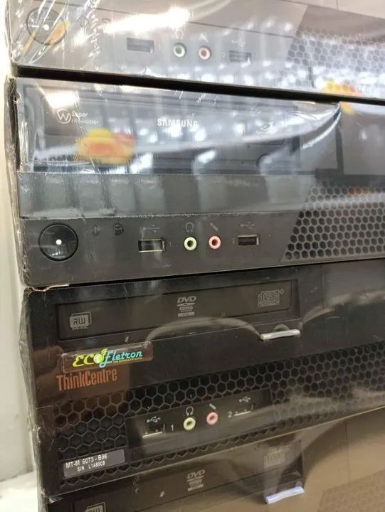 CPU Lenovo Core2Duo 04Gb ddr3 HD SSD 120 Eco Eletron - Foto 3