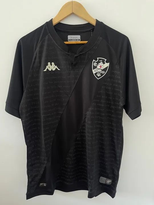Camisa Vasco da gama preta terceiro uniforme 24/25