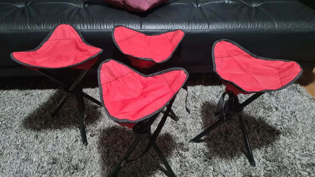 Cadeiras dobráveis para camping