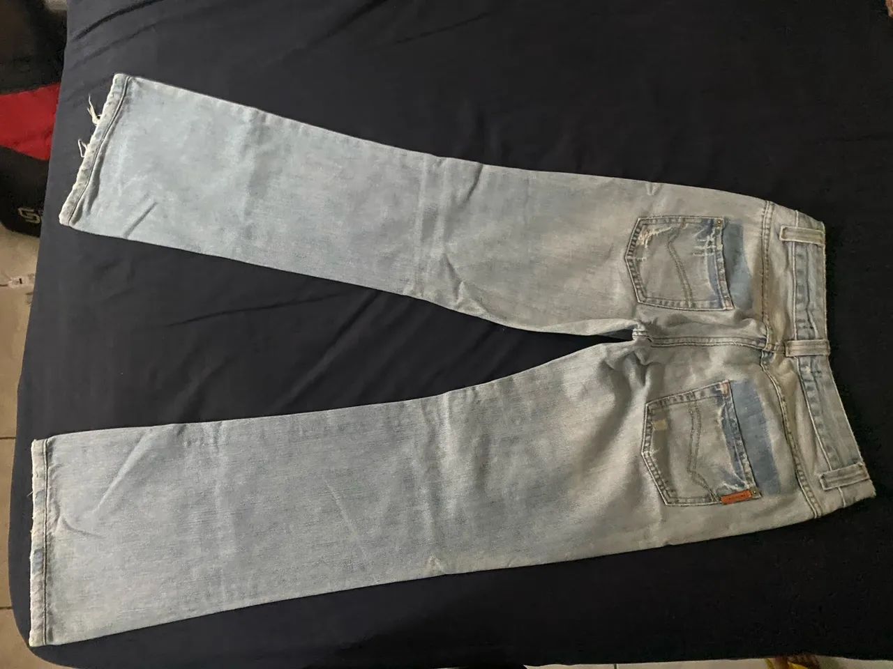 Calça jeans feminina Daslu 40 - Foto 4