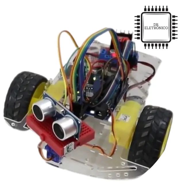 Kit Chassi Robô 2WD Completo - Foto 2