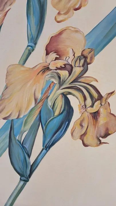 Pintura à óleo original e exclusiva - Libélula - Foto 2