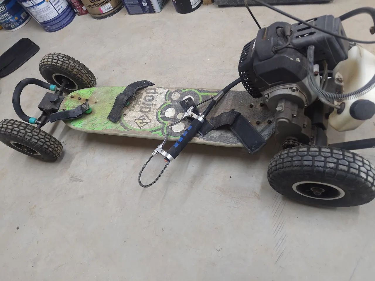 Skate Motorizado Drop Boards - SKATE CARVER 49cc - Foto 4