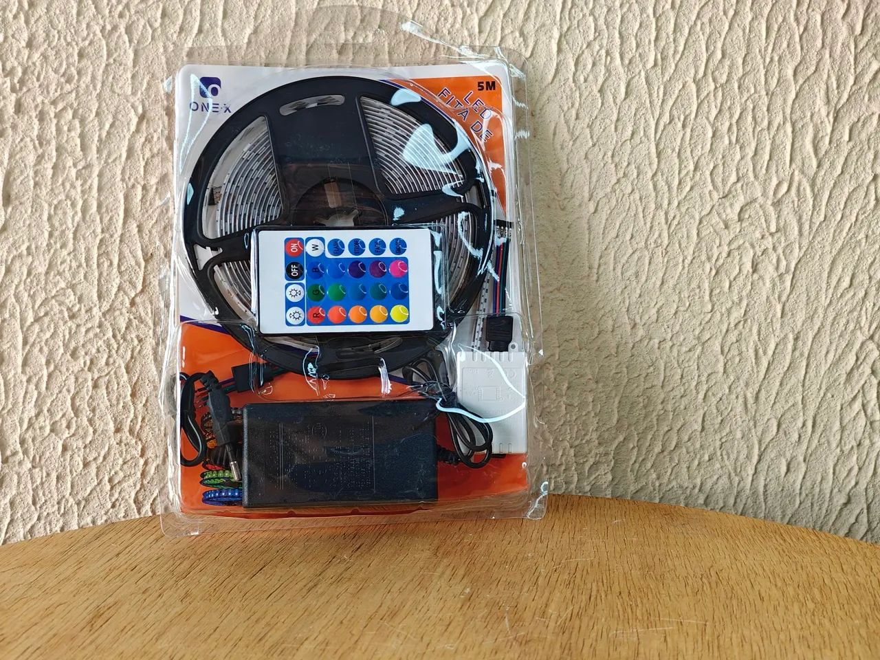 Fita led RGB 5 metros completa com fonte 