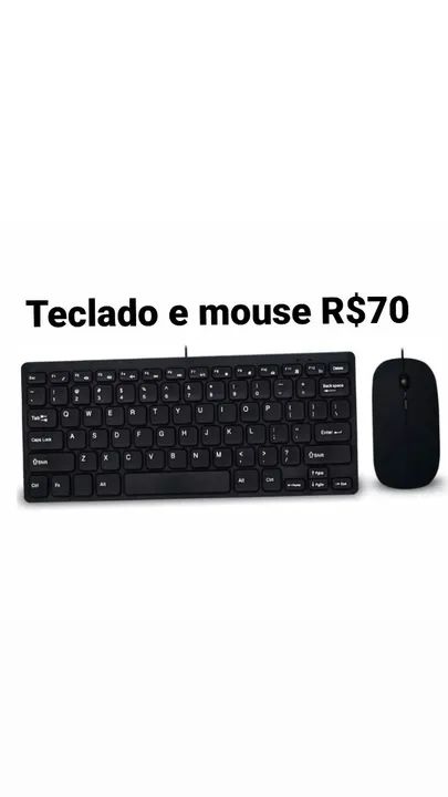 Teclado e mouse 