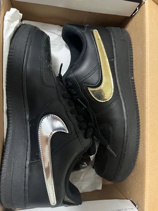 Nike Airforce 1 Swoosh Pack (Aceito Troca em Pokemon) - Foto 4