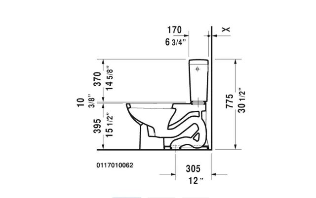Bacia Para Caixa Acoplada Branca D-code - Duravit - Foto 4