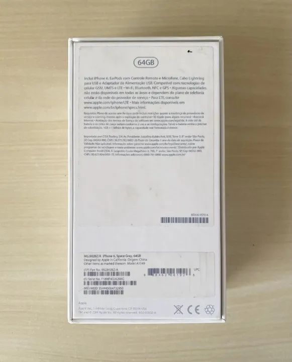 Caixa Vazia Iphone 7 - Completa (Caixa e Acessórios) - Foto 4
