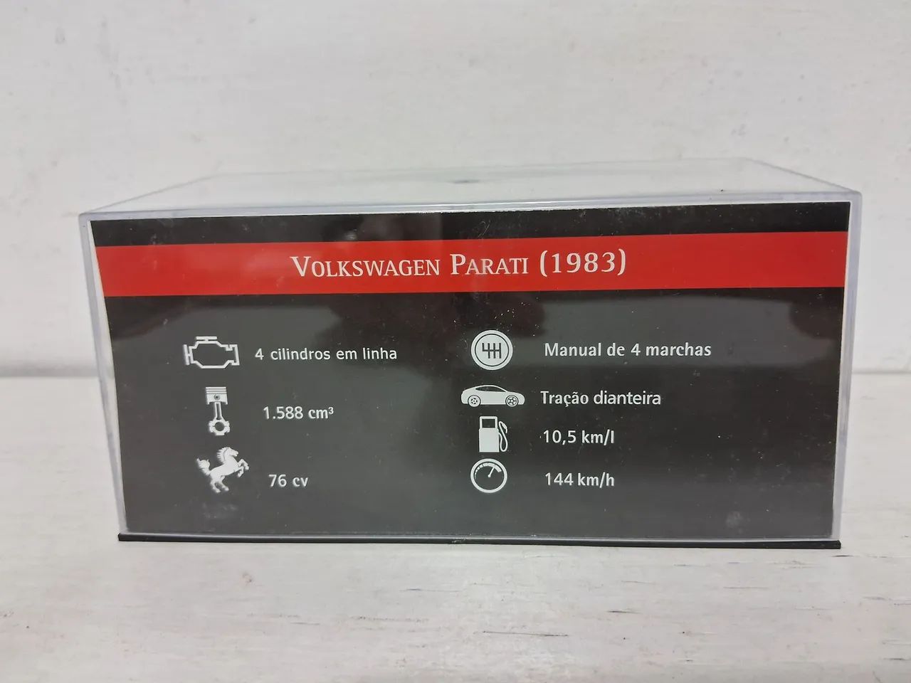 Miniatura Volkswagen Parati 1983 Escala 1 43  - Foto 4