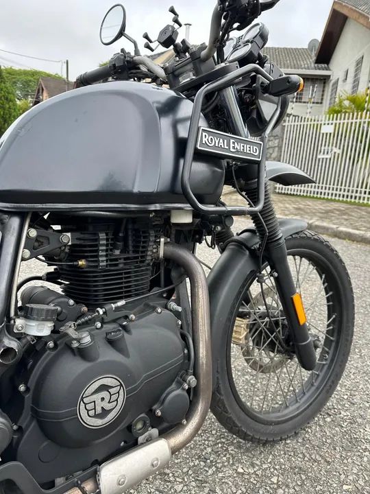 Royal Enfield Trail - Himalayan 411 EFI - GRANITE BLACK - Foto 4