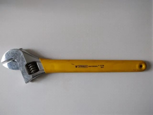 Chave ajustável profissional Stanley 18 polegadas 87-796 - Foto 2