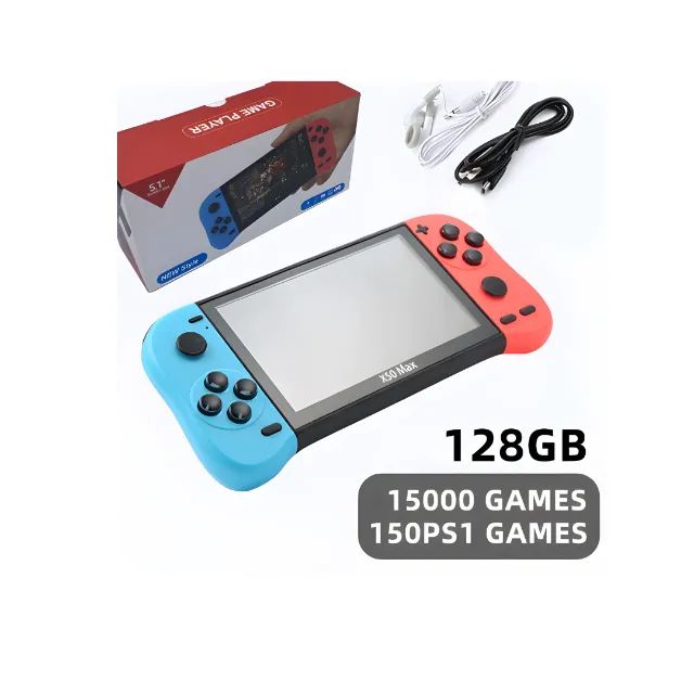 Game X50 Max Retro 15.000 jogos 5.1 Polegadas - Foto 2