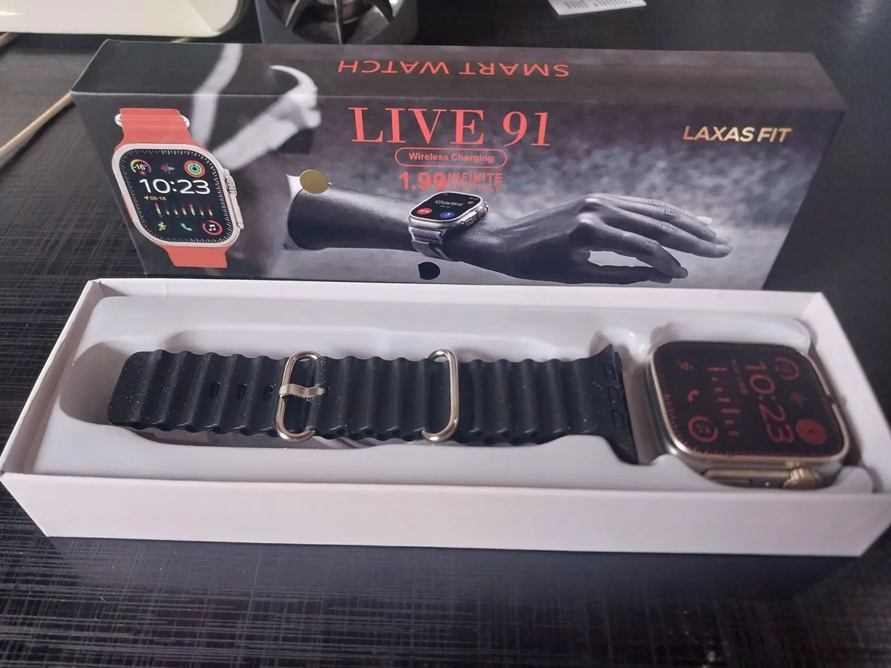 Smartwatch LIVE 91 - Tela grande, bateria de longa duração! - Foto 2