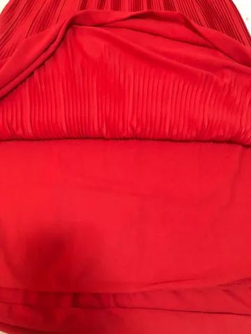 Saia plissada com forro - Foto 3