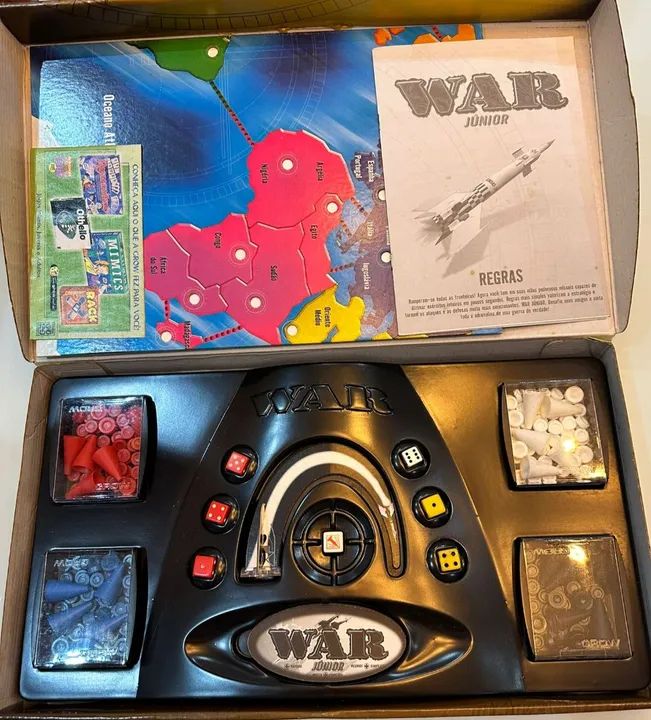 Jogo de Tabuleiro War Junior - Diversão e Estratégia para Todas as Idades! - Foto 2