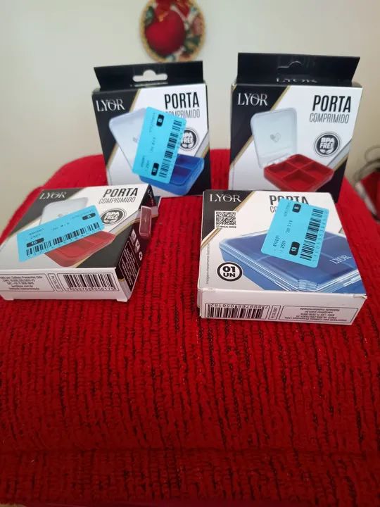Conjunto de 4 Porta comprimidos Lyor - Novo - Foto 5