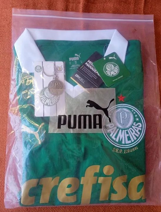 Camisa Palmeiras Feminina Puma - Creffisa - Tamanho P e M - Foto 5