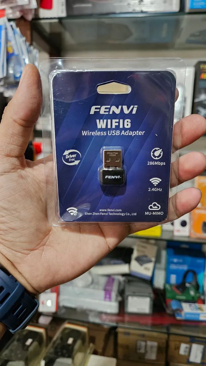Adaptador usb wifi6 286Mbps fenvi 