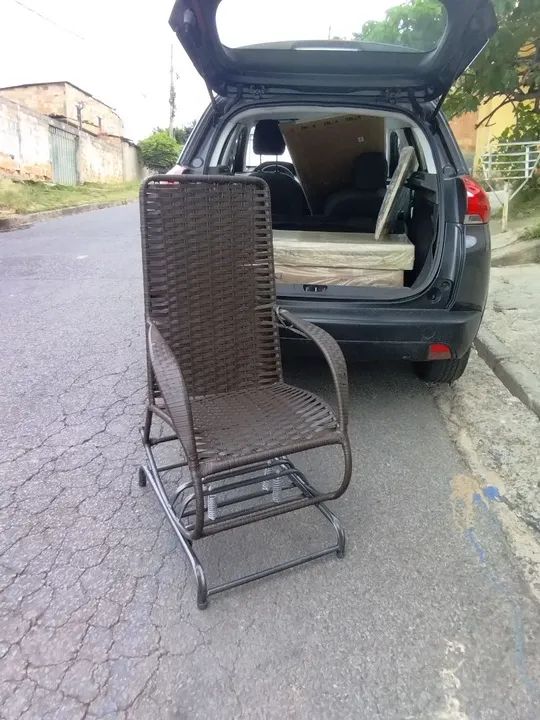 Cadeira que balança @dicasabh 4 molas pronta entrega  - Foto 3
