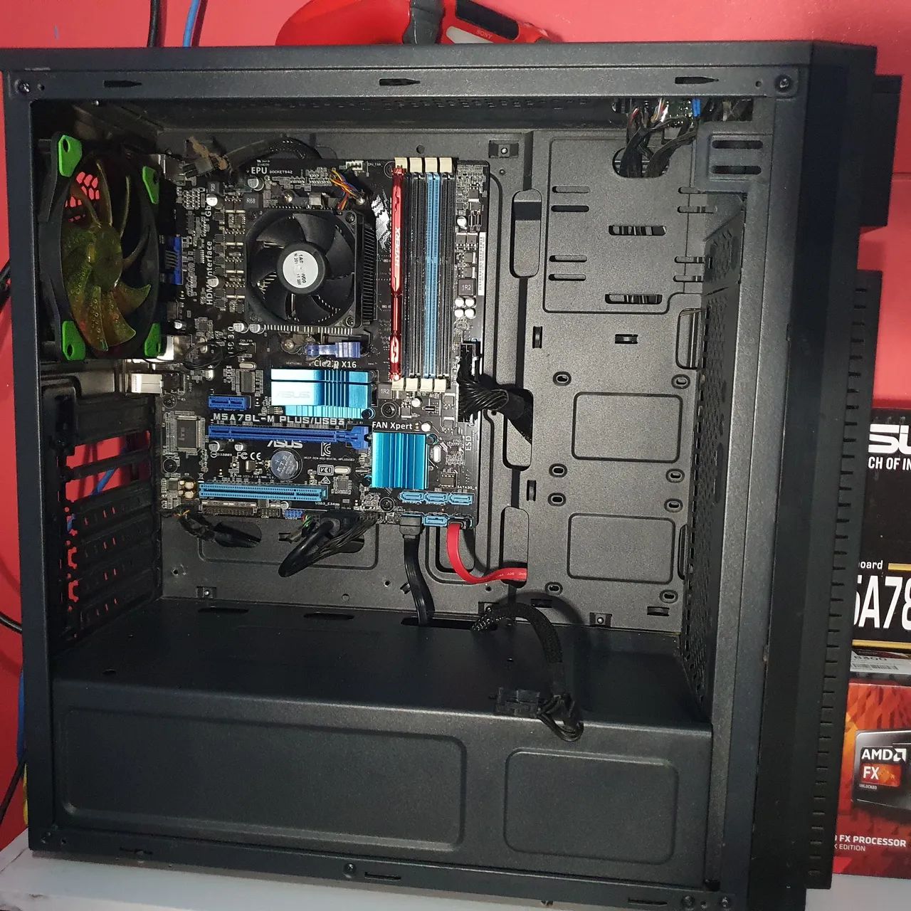 Kit Placa mãe Asus + processador FX8300 + Memória ram 8gb + HD 500gb 