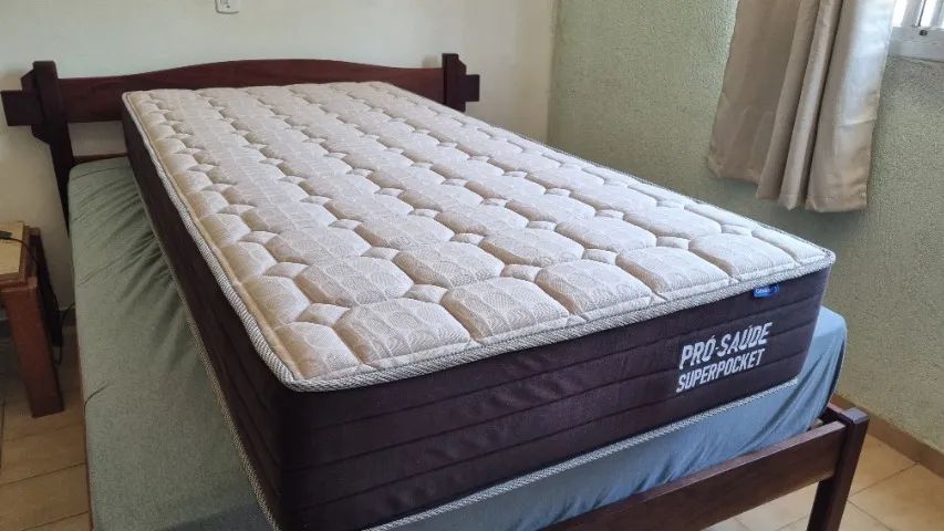 Colchões de mola Ortobom casal (R$ 1290) e solteiro (R$ 690) (ler descrição) - Foto 4