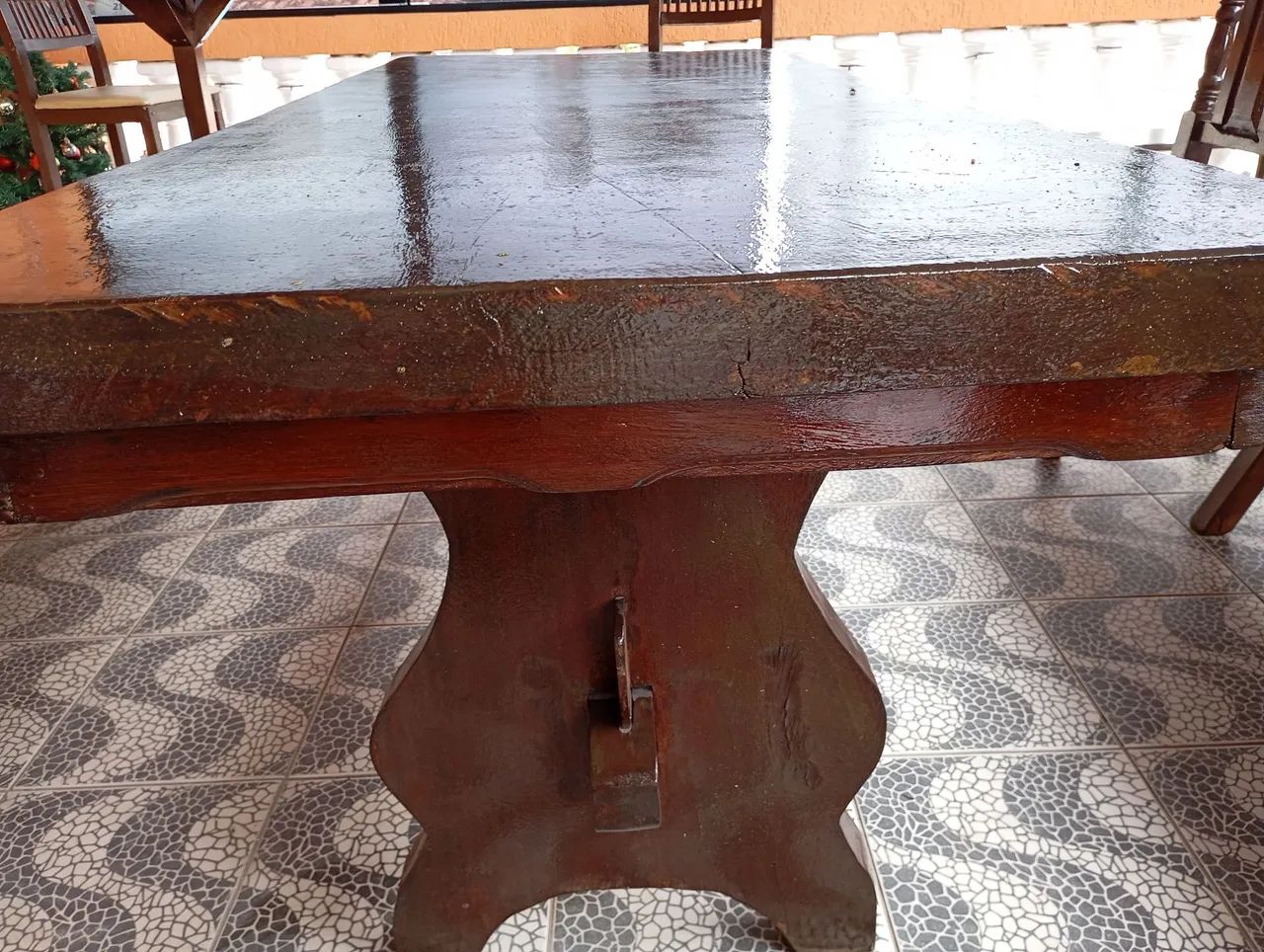 Mesa de Jantar em Madeira Maciça - Foto 4
