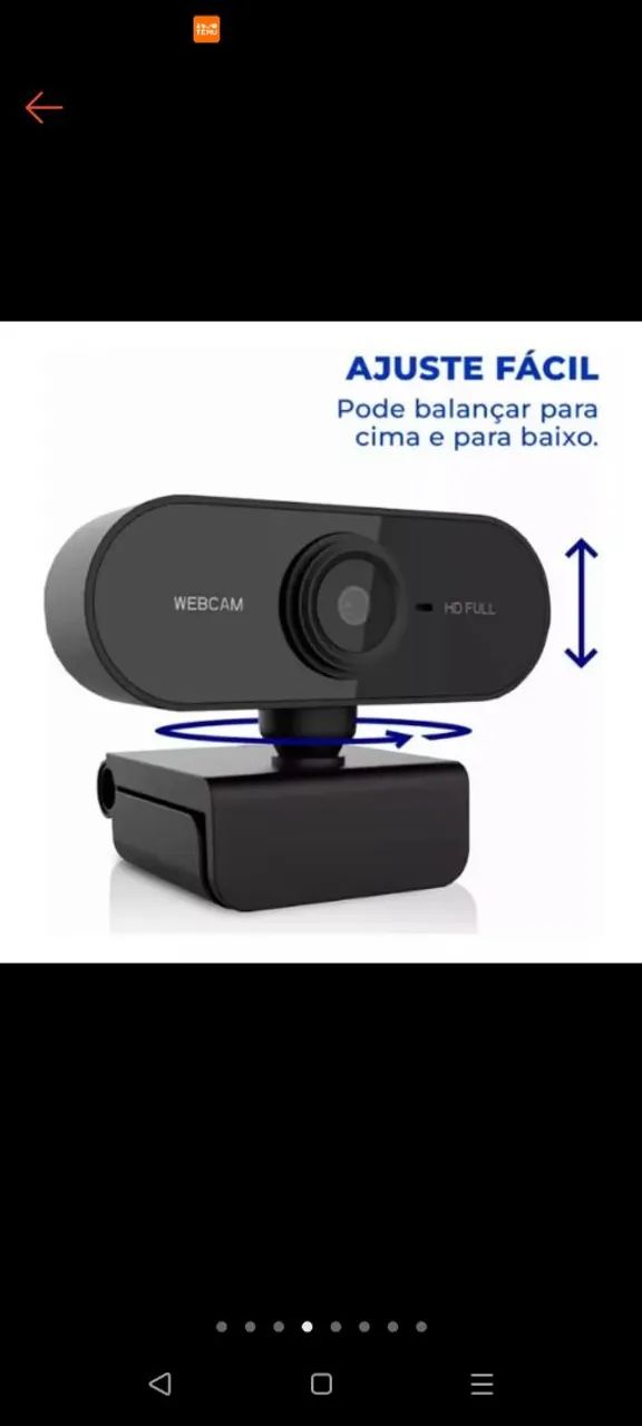 Câmera Web HD Full - Ideal para Videochamadas e Streaming - Foto 4